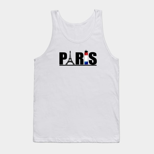 Paris Tank Top by OWLS store